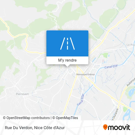 Rue Du Verdon plan