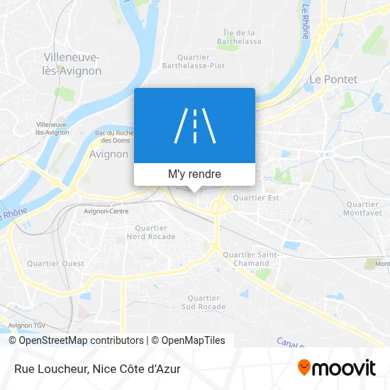 Rue Loucheur plan