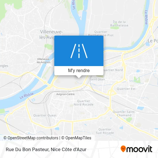 Rue Du Bon Pasteur plan