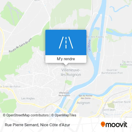 Rue Pierre Semard plan