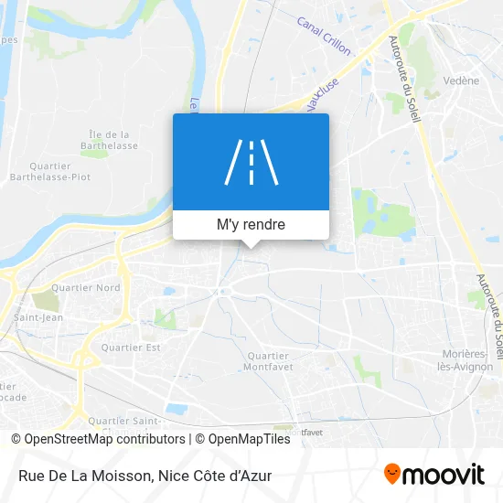 Rue De La Moisson plan
