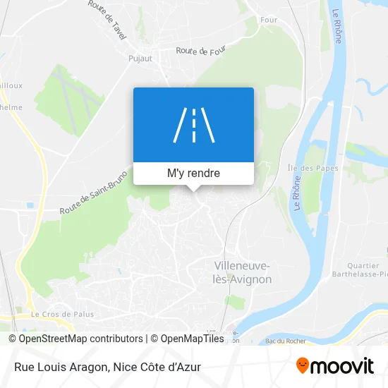 Rue Louis Aragon plan
