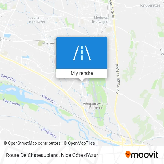 Route De Chateaublanc plan