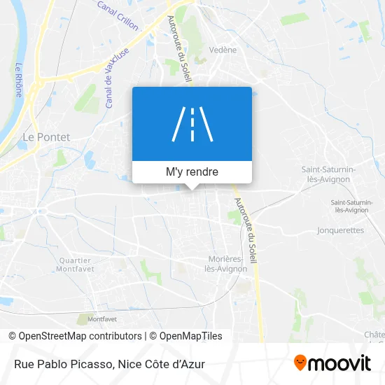 Rue Pablo Picasso plan