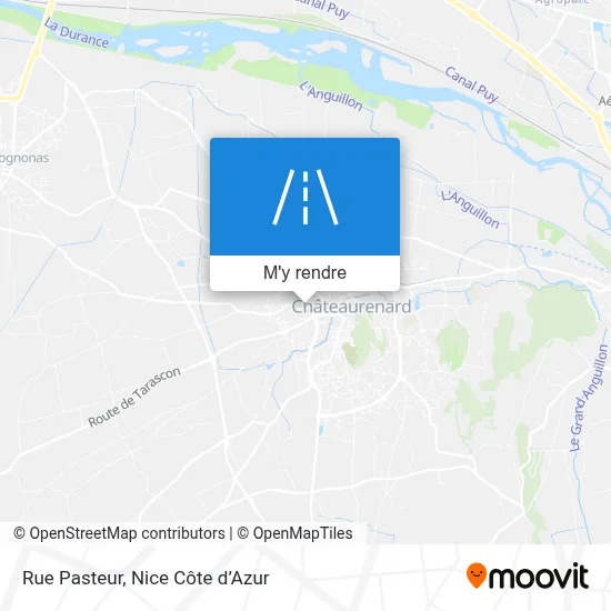 Rue Pasteur plan