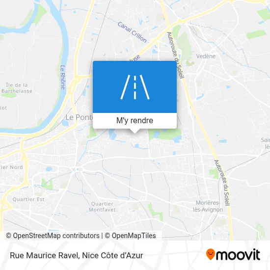 Rue Maurice Ravel plan