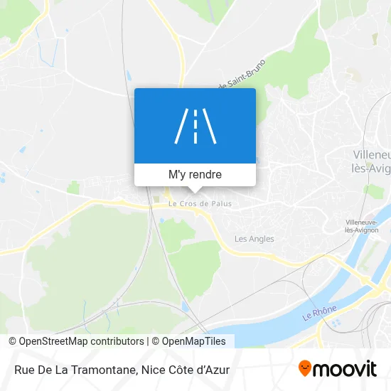 Rue De La Tramontane plan