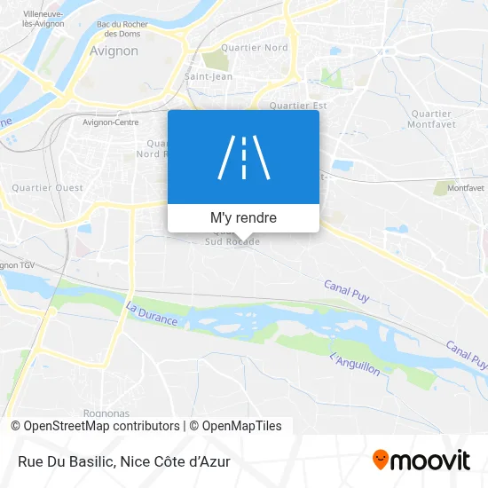 Rue Du Basilic plan