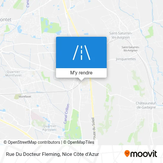 Rue Du Docteur Fleming plan