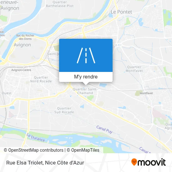 Rue Elsa Triolet plan