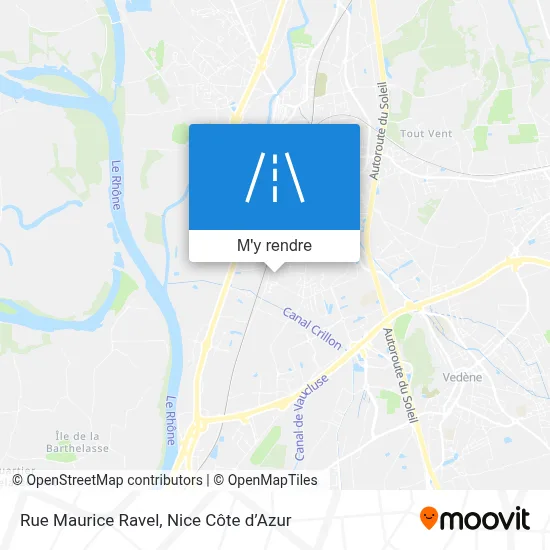 Rue Maurice Ravel plan