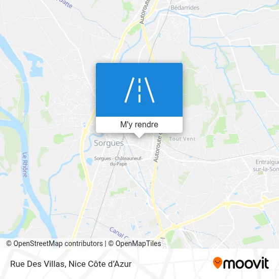 Rue Des Villas plan