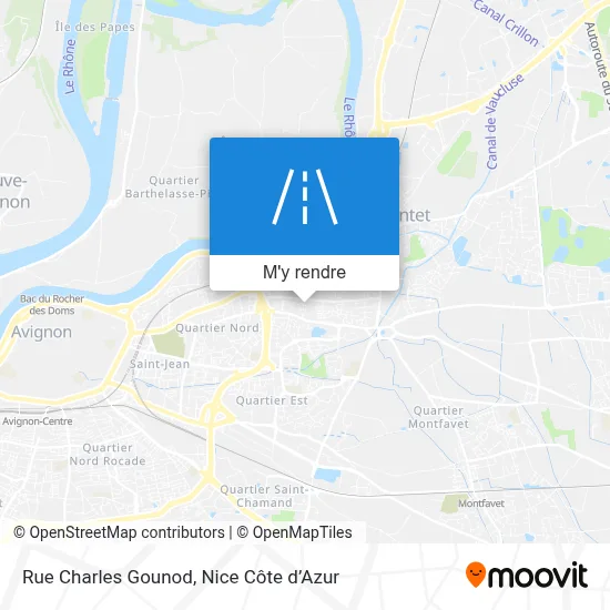 Rue Charles Gounod plan