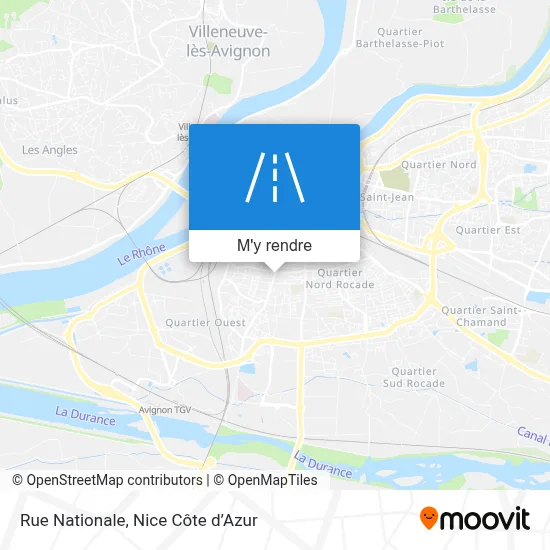 Rue Nationale plan