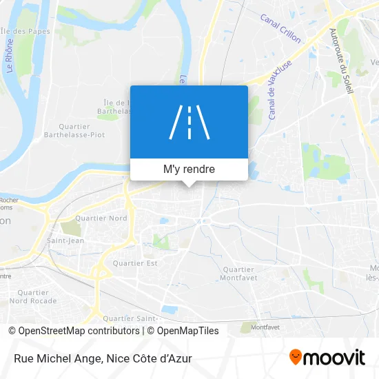Rue Michel Ange plan