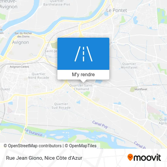 Rue Jean Giono plan