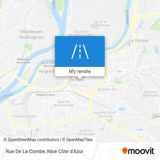 Rue De La Combe plan