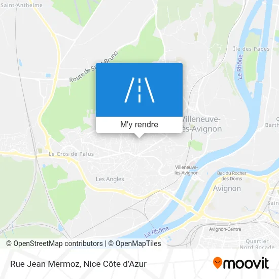 Rue Jean Mermoz plan
