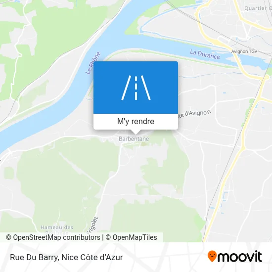 Rue Du Barry plan