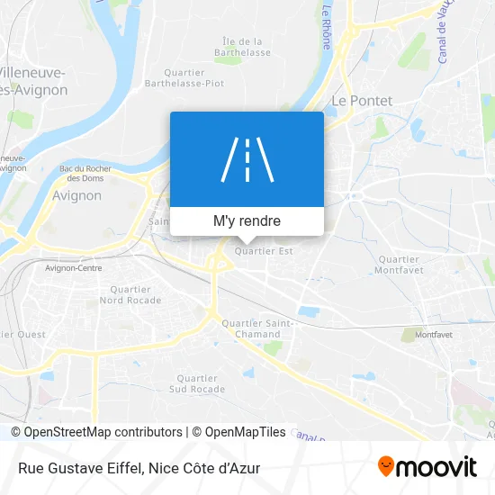 Rue Gustave Eiffel plan