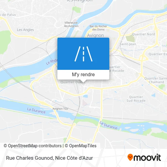 Rue Charles Gounod plan