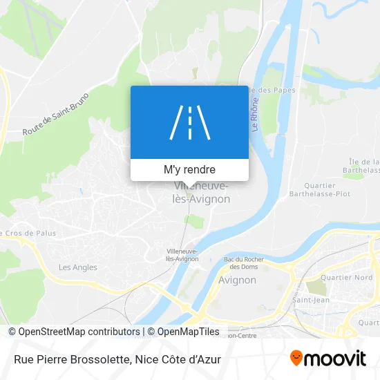 Rue Pierre Brossolette plan