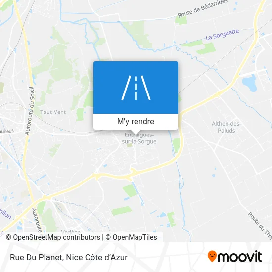 Rue Du Planet plan