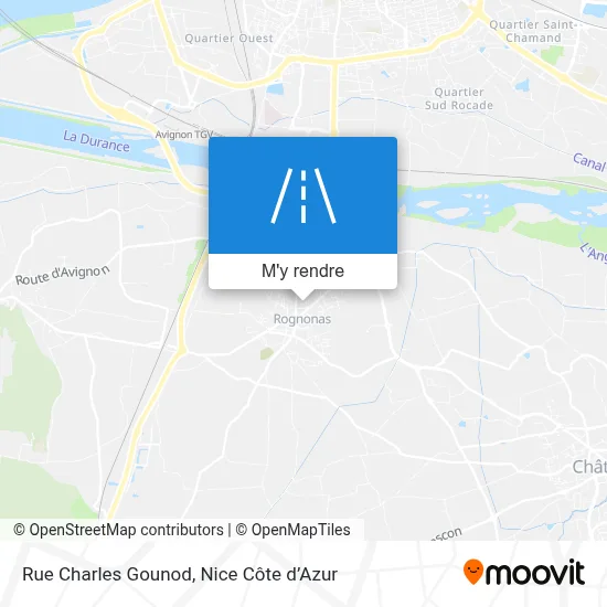 Rue Charles Gounod plan