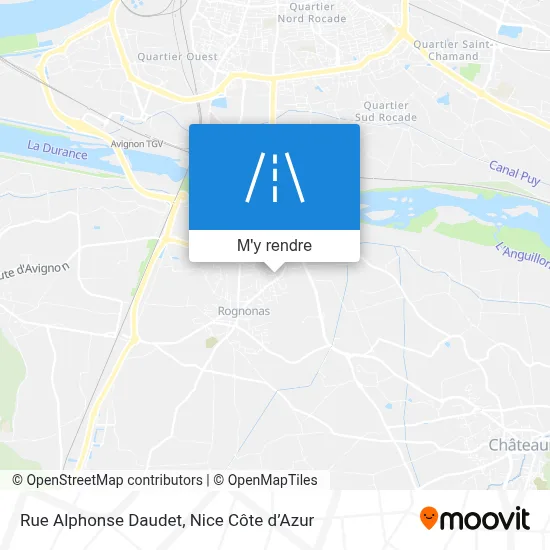 Rue Alphonse Daudet plan