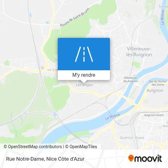 Rue Notre-Dame plan