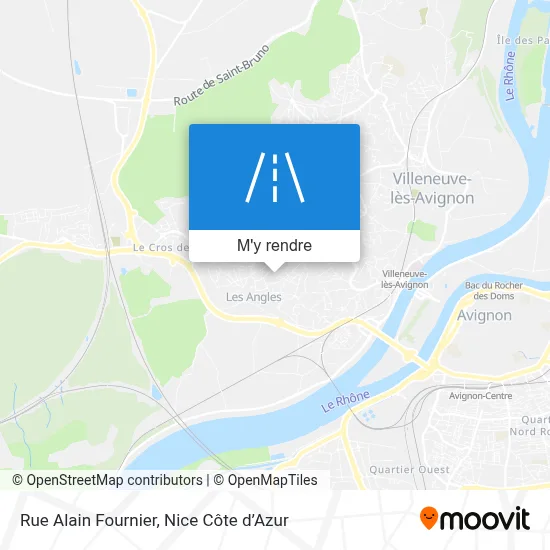 Rue Alain Fournier plan