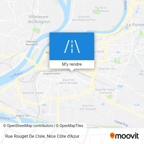 Rue Rouget De L'Isle plan