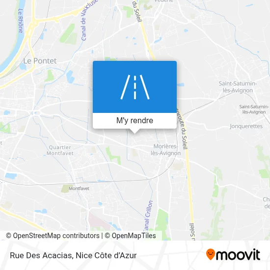 Rue Des Acacias plan