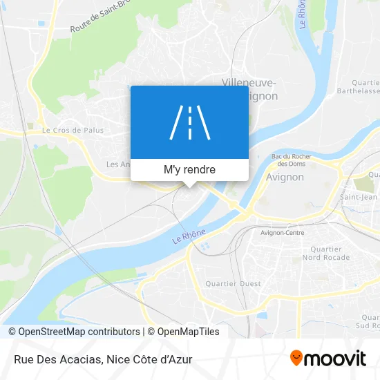 Rue Des Acacias plan