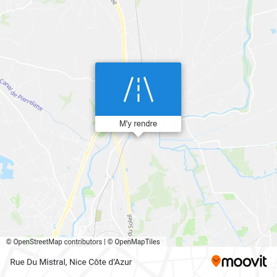 Rue Du Mistral plan