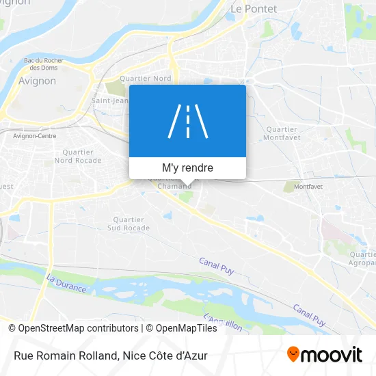 Rue Romain Rolland plan