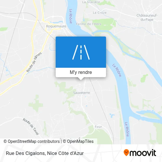 Rue Des Cigalons plan