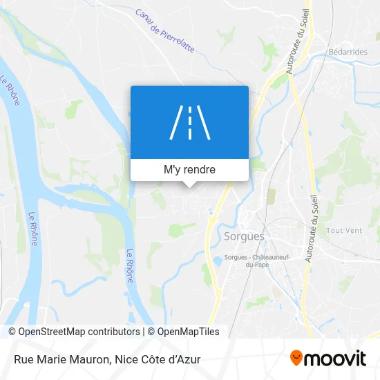 Rue Marie Mauron plan