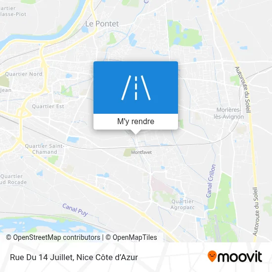 Rue Du 14 Juillet plan