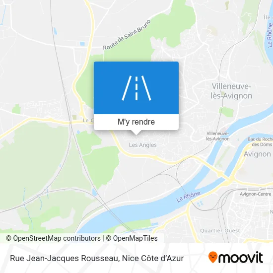 Rue Jean-Jacques Rousseau plan