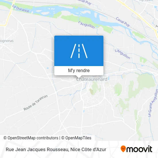 Rue Jean Jacques Rousseau plan