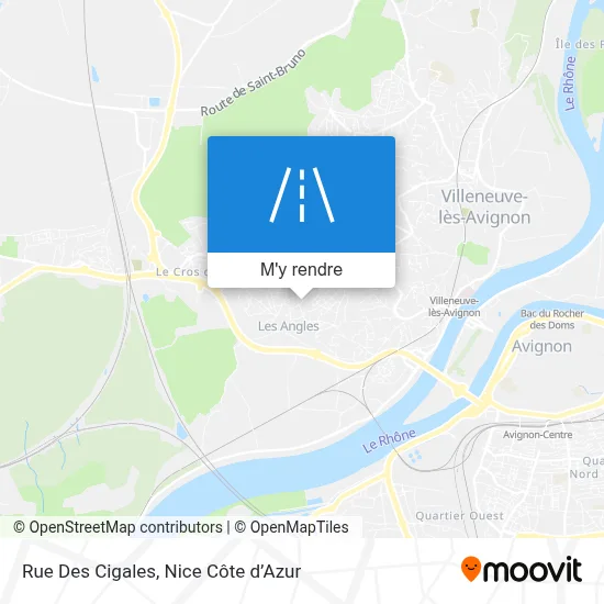 Rue Des Cigales plan