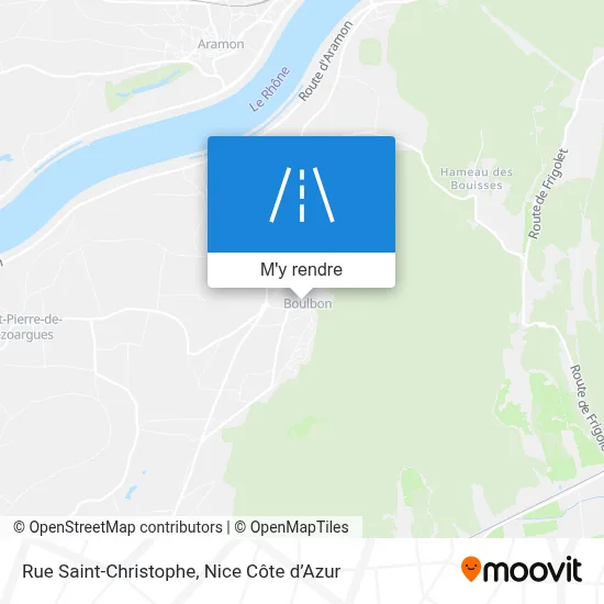Rue Saint-Christophe plan