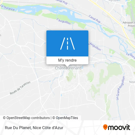 Rue Du Planet plan