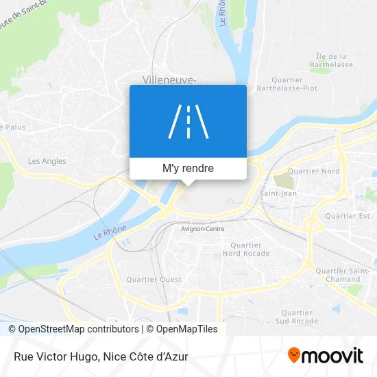 Rue Victor Hugo plan