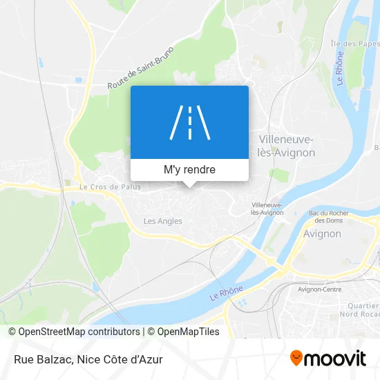 Rue Balzac plan