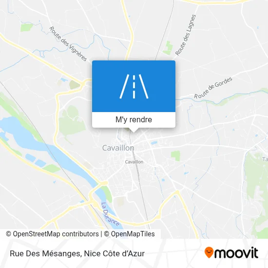 Rue Des Mésanges plan