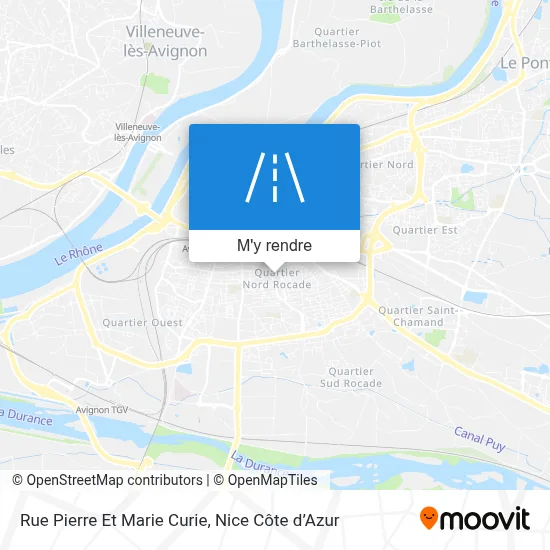 Rue Pierre Et Marie Curie plan