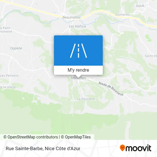 Rue Sainte-Barbe plan