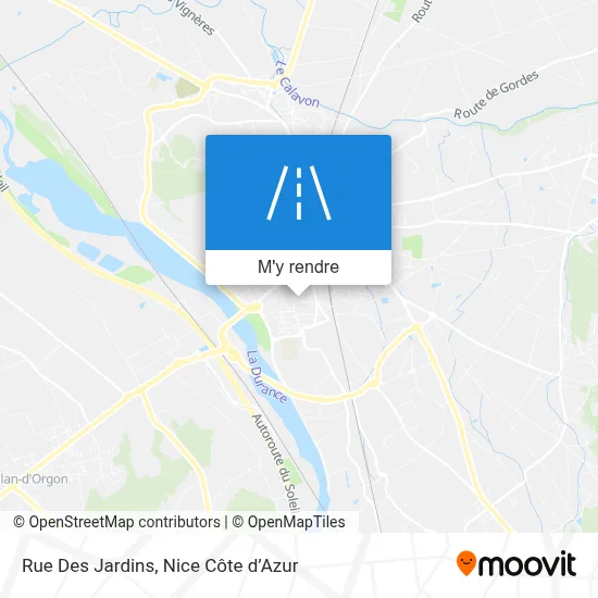 Rue Des Jardins plan